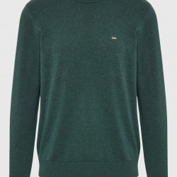 ΜΠΛΟΥΖΑ 100% COTTON FUNKY BUDDHA FBM012-001-09 (PINE GREEN)