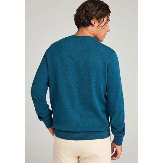 ΜΠΛΟΥΖΑ 100% COTTON FUNKY BUDDHA FBM012-001-09 (TEAL)