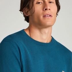 ΜΠΛΟΥΖΑ 100% COTTON FUNKY BUDDHA FBM012-001-09 (TEAL)