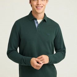 ΜΠΛΟΥΖΑ POLO FUNKY BUDDHA FBM012-001-11 (PINE GREEN)