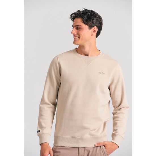 ΜΠΛΟΥΖΑ ΦΟΥΤΕΡ FUNKY BUDDHA FBM012-003-06 (GREIGE)