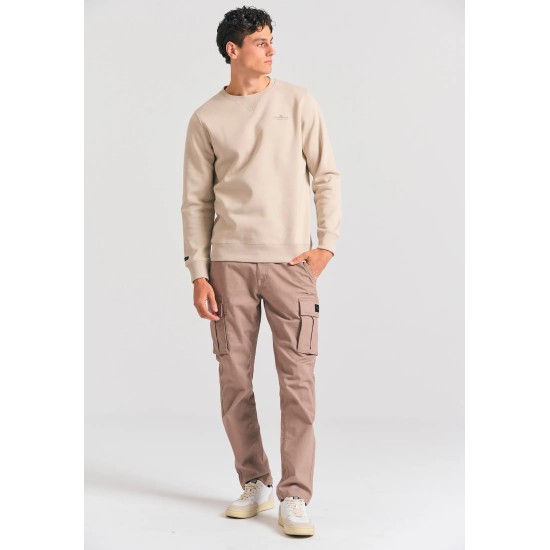 ΜΠΛΟΥΖΑ ΦΟΥΤΕΡ FUNKY BUDDHA FBM012-003-06 (GREIGE)
