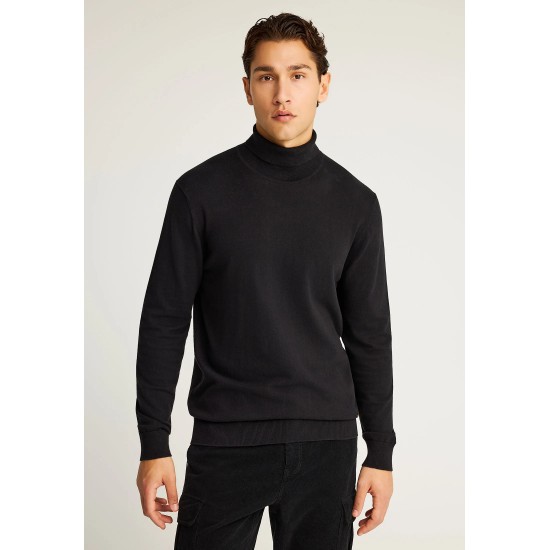 ΜΠΛΟΥΖΑ ΛΕΠΤΟ ΠΛΕΚΤΟ ΖΙΒΑΓΚΟ FUNKY BUDDHA FBM012-005-09 (ΜΑΥΡΟ)