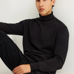 ΜΠΛΟΥΖΑ ΛΕΠΤΟ ΠΛΕΚΤΟ ΖΙΒΑΓΚΟ FUNKY BUDDHA FBM012-005-09 (ΜΑΥΡΟ)