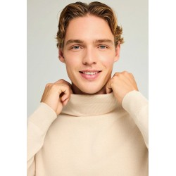 ΜΠΛΟΥΖΑ ΛΕΠΤΟ ΠΛΕΚΤΟ ΖΙΒΑΓΚΟ FUNKY BUDDHA FBM012-005-09 (GREIGE MEL)