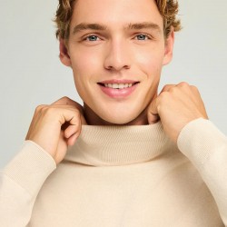 ΜΠΛΟΥΖΑ ΛΕΠΤΟ ΠΛΕΚΤΟ ΖΙΒΑΓΚΟ FUNKY BUDDHA FBM012-005-09 (GREIGE MEL)