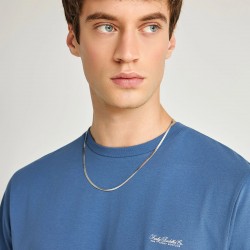 T-SHIRT FUNKY BUDDHA FBM013-001-04 (ΜΠΛΕ ΙΝΤΙΓΚΟ)