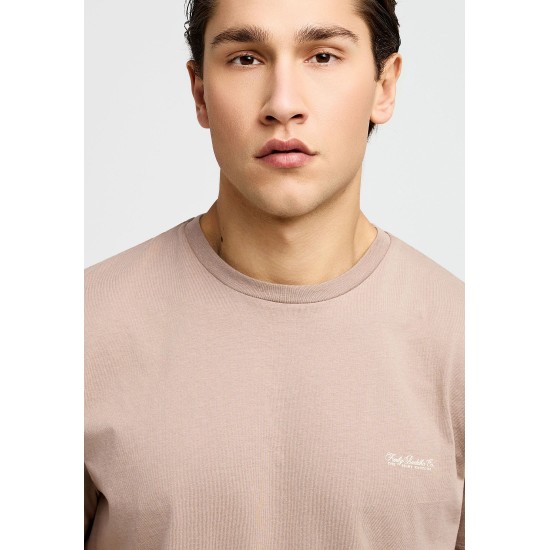 T-SHIRT FUNKY BUDDHA FBM013-001-04 (LT CIGAR)