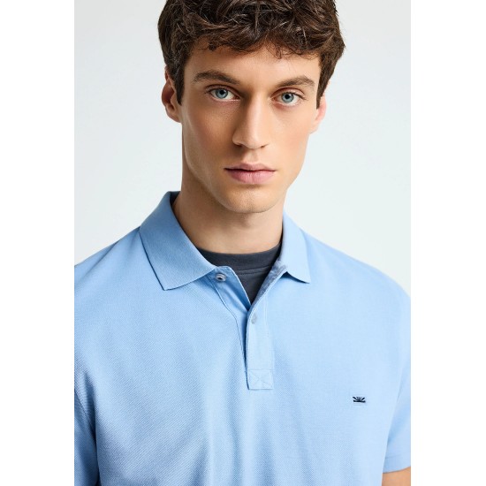ΜΠΛΟΥΖΑ POLO FUNKY BUDDHA FBM013-001-11 (HERITAGE BLUE)