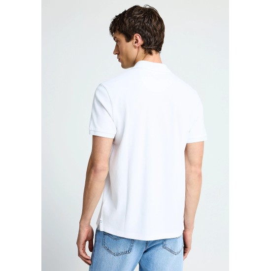 ΜΠΛΟΥΖΑ POLO FUNKY BUDDHA FBM013-001-11 (ΑΣΠΡΟ)