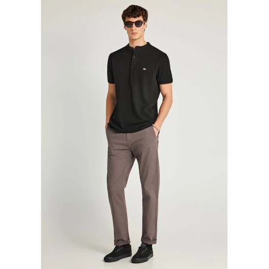 ΜΠΛΟΥΖΑ POLO FUNKY BUDDHA FBM013-003-11 (ΜΑΥΡΟ)