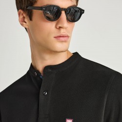 ΜΠΛΟΥΖΑ POLO FUNKY BUDDHA FBM013-003-11 (ΜΑΥΡΟ)