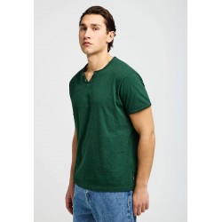 T-SHIRT FUNKY BUDDHA FBM013-004-04 (BISTROT GREEN)