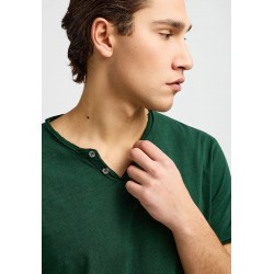 T-SHIRT FUNKY BUDDHA FBM013-004-04 (BISTROT GREEN)