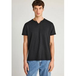 T-SHIRT FUNKY BUDDHA FBM013-004-04 (ΜΑΥΡΟ)