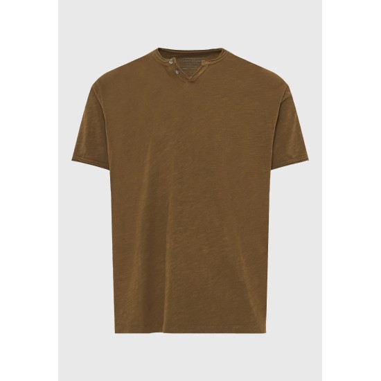 T-SHIRT FUNKY BUDDHA FBM013-004-04 (WOOD)