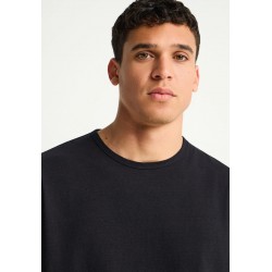 T-SHIRT ΛΙΝΟ FUNKY BUDDHA FBM013-310-04 (ΜΑΥΡΟ)