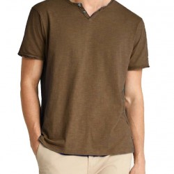 T-SHIRT FUNKY BUDDHA FBM013-004-04 (WOOD)