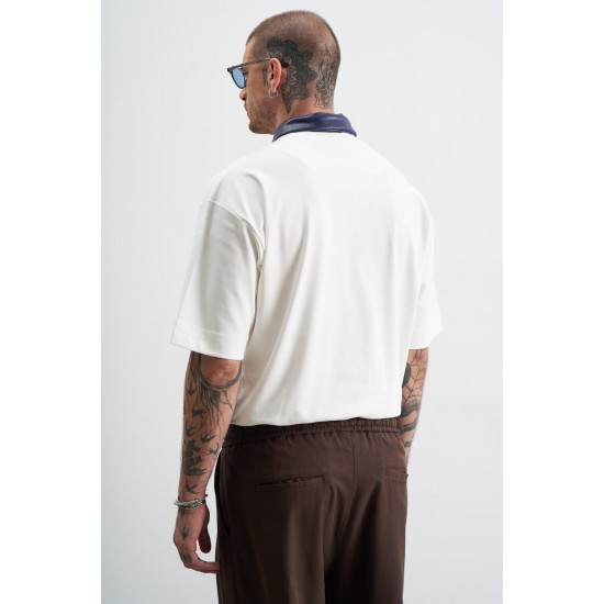 T-SHIRT STEFAN 3503FW26 (ΑΣΠΡΟ)