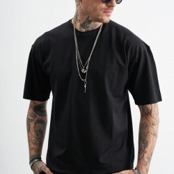 T-SHIRT STEFAN 3503FW26 (ΜΑΥΡΟ)