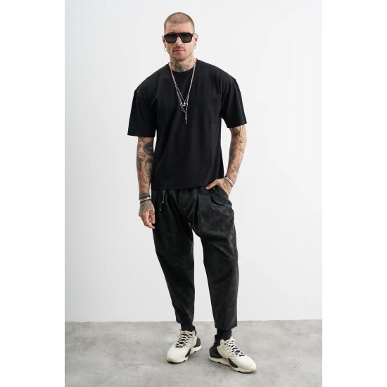 T-SHIRT STEFAN 3503FW26 (ΜΑΥΡΟ)