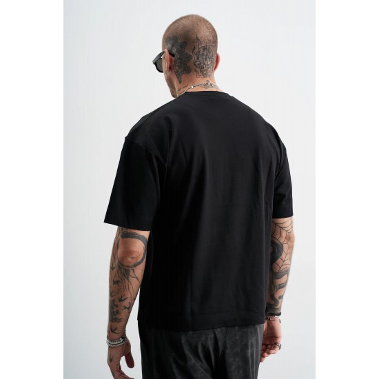 T-SHIRT STEFAN 3503FW26 (ΜΑΥΡΟ)