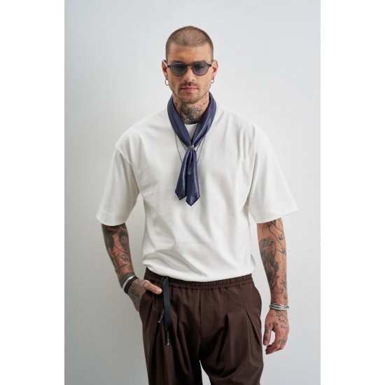 T-SHIRT STEFAN 3503FW26 (ΑΣΠΡΟ)