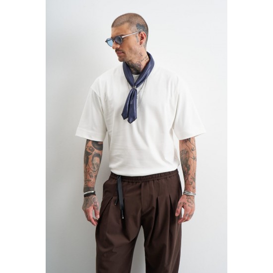 T-SHIRT STEFAN 3503FW26 (ΑΣΠΡΟ)