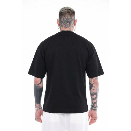 T-SHIRT STEFAN 3505SS26 (ΜΑΥΡΟ)