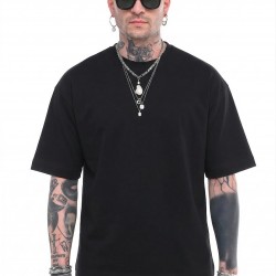 T-SHIRT STEFAN 3505SS26 (ΜΑΥΡΟ)