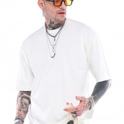 T-SHIRT STEFAN 3505SS26 (ΑΣΠΡΟ)