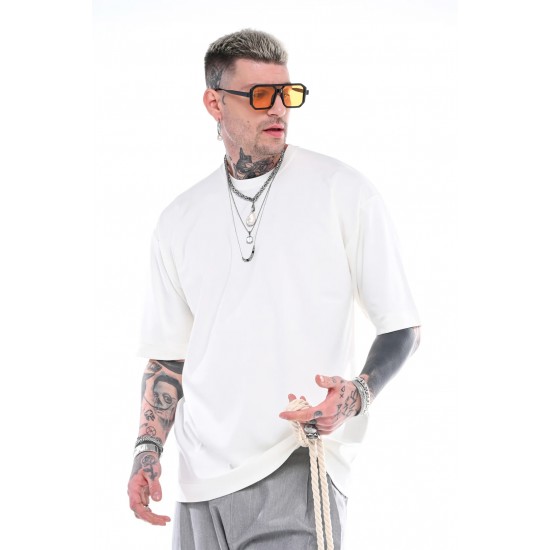 T-SHIRT STEFAN 3505SS26 (ΑΣΠΡΟ)