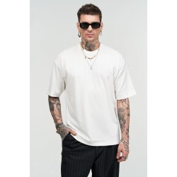 T-SHIRT STEFAN 3506SS25 (ΑΣΠΡΟ)