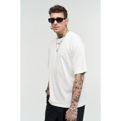 T-SHIRT STEFAN 3506SS25 (ΑΣΠΡΟ)