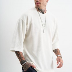 T-SHIRT STEFAN 3510FW26 (ΑΣΠΡΟ)