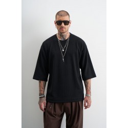 T-SHIRT STEFAN 3510FW26 (ΜΑΥΡΟ)