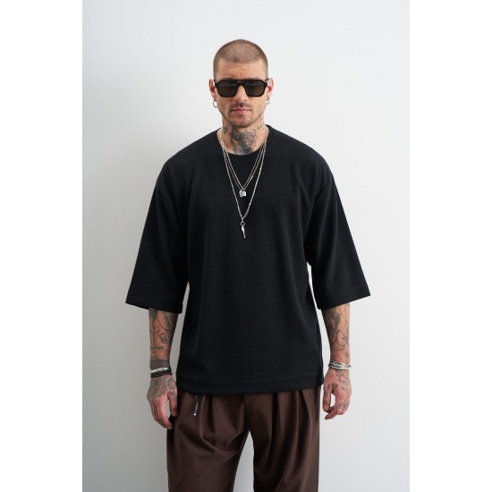 T-SHIRT STEFAN 3510FW26 (ΜΑΥΡΟ)