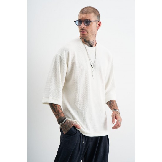 T-SHIRT STEFAN 3510FW26 (ΑΣΠΡΟ)