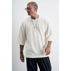 T-SHIRT STEFAN 3510FW26 (ΑΣΠΡΟ)