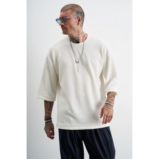 T-SHIRT STEFAN 3510FW26 (ΑΣΠΡΟ)