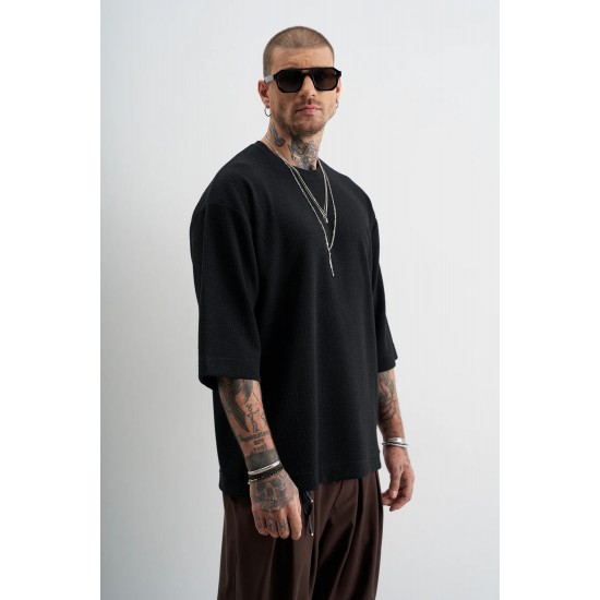 T-SHIRT STEFAN 3510FW26 (ΜΑΥΡΟ)