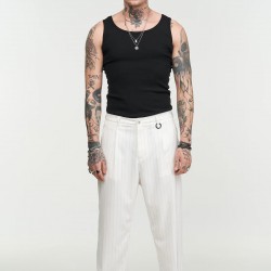 TANK TOP STEFAN 3521SS25 (ΜΑΥΡΟ)