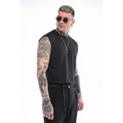 TANK TOP STEFAN 3524SS26 (ΜΑΥΡΟ)