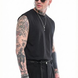 TANK TOP STEFAN 3524SS26 (ΜΑΥΡΟ)