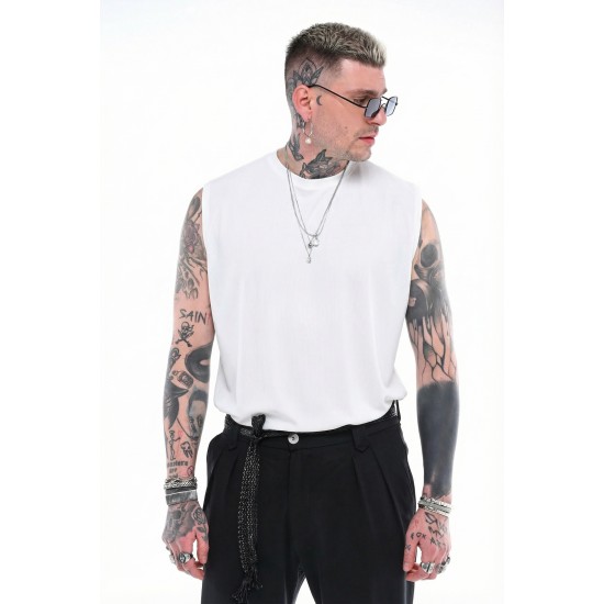 TANK TOP STEFAN 3524SS26 (ΑΣΠΡΟ)