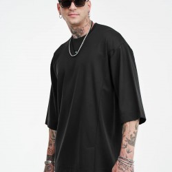 T-SHIRT STEFAN 3525SS25 (ΜΑΥΡΟ)