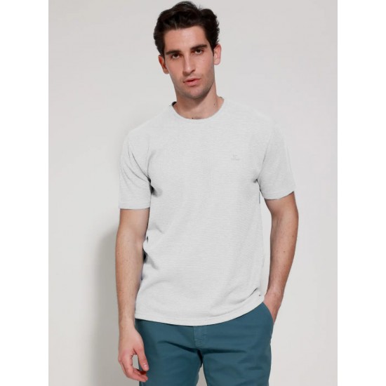 T-SHIRT TRESOR 207018 (ΑΣΠΡΟ)