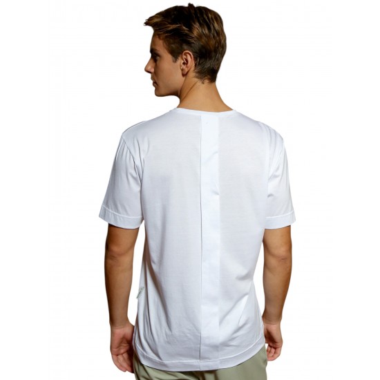 T-SHIRT TRESOR 207064 (ΑΣΠΡΟ)