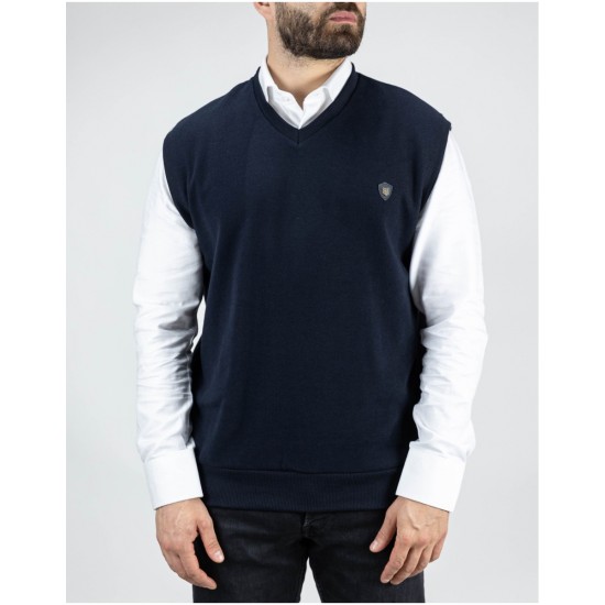 ΜΠΛΟΥΖΑ ΑΜΑΝΙΚΗ ΠΛΕΚΤΗ EVERBEST 261-037 (ΜΠΛΕ)