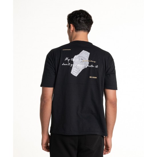 T-SHIRT MARTINI 71095 (ΜΑΥΡΟ)
